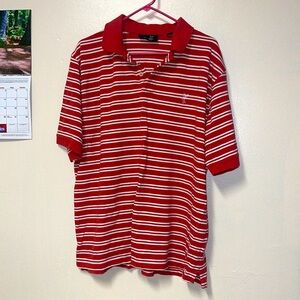 Ashworth striped polo shirt